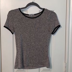 Charlotte Russe pink and black shirt